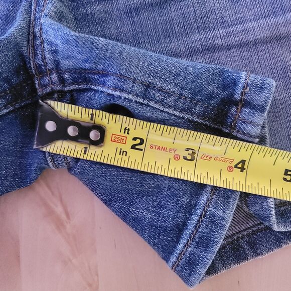 Joes Jeans Womens Jean Shorts SZ 28 Mid-Rise Distressed Preppy Light Wash - Picture 6 of 9